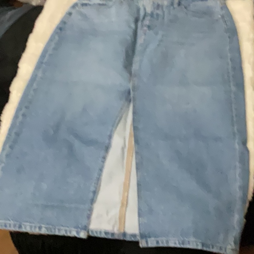 Blue Denim Skirt